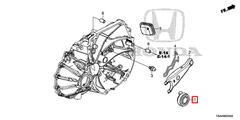 Honda OEM Clutch Release Bearing | 16-21 Honda Civic 1.5T/Si & 18-19 Accord Sport (22810-57A-006)
