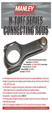 Manley H-Tuff Series Connecting Rods | Mitsubishi 4G63 Engines (15022-4)