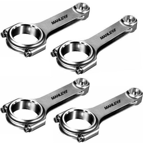 Manley 156mm H-Beam Connecting Rods 7 bolt 4G63 (DSM and Evo) - Modern Automotive Performance
