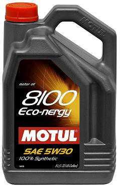 Motul 8100 Eco-nergy Synthetic Oil 5W30 | 5L / 1.3 Gallon (102898)