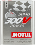 Motul 300V Power Synthetic-Ester Racing Oil | 5W40 2L (104242)