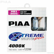 PIAA 9005/HB3 Xtreme White Plus Halogen Bulbs - High Beam | EVO/DSM Multiple Fitments (19615)