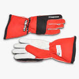 Pyrotect SFI-5 Pro Series 2-Layer Reverse Stitch Racing Gloves - Red (G3020)