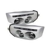 Spyder Auto Toyota FJ Cruiser 07-14 Fog Lights With LED Daytime Running Lights W/Switch- Clear
