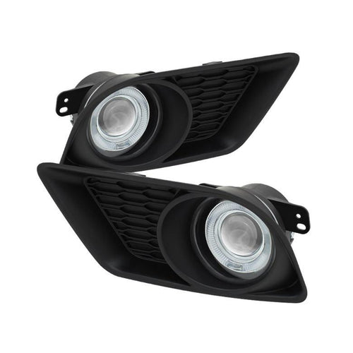 Spyder Auto Dodge Charger 2011-2014 Halo Projector Fog Lights w/Switch - Clear - Modern Automotive Performance

