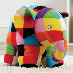 Elmer soft toy