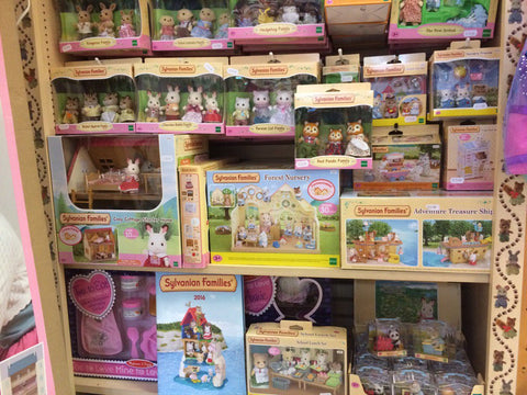 Sylvanian Families sets at Giddy Goat Toys, June 2017