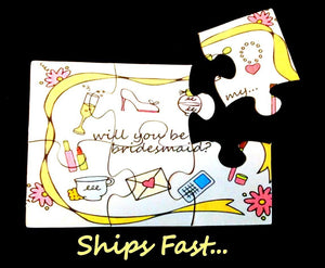 Custom Puzzle - YOUR DESIGN On Our Post Card Size Puzzles 4x6 In A SETof 10 Puzzles