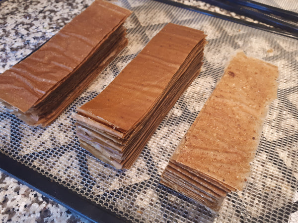 dried apple fruit leather