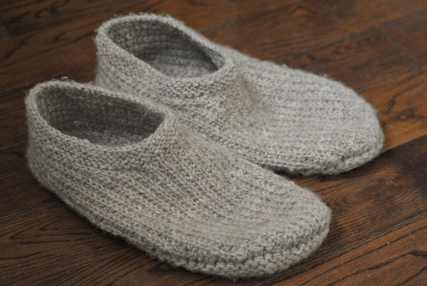 Corduroy casual knit slippers