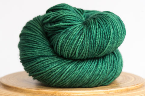 Minuet Hand-dyed yarn in Emerald City