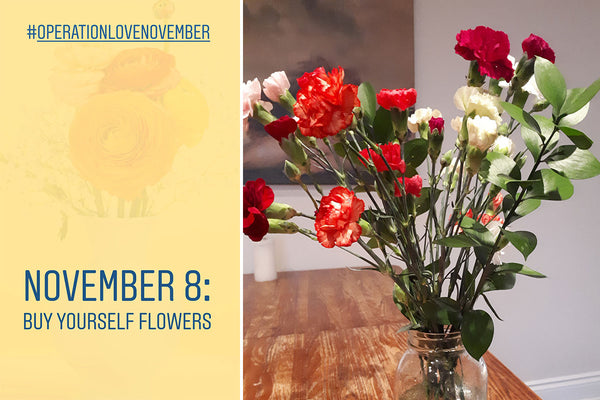 #OperationLoveNovember November 8: Buy Yourself Flowers