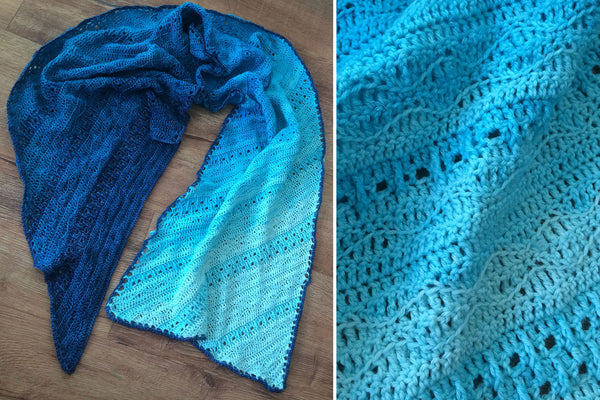 Storm Dance crocheted wrap