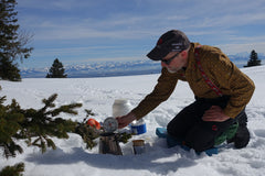 Urs Grutter sends us this stunning photograph of his Ti-Tri in action on Le Chasseron in the Jura Mountains at 5,300', overlooking Sainte-Croix Switzerland (March 7, 2015)