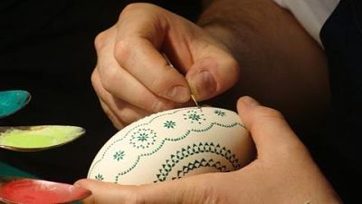 hand painted egg