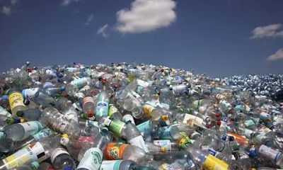 plastic bottle heap