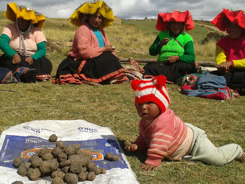 Baby in Andean community