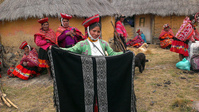 Demesia with Chaska baby alpaca poncho