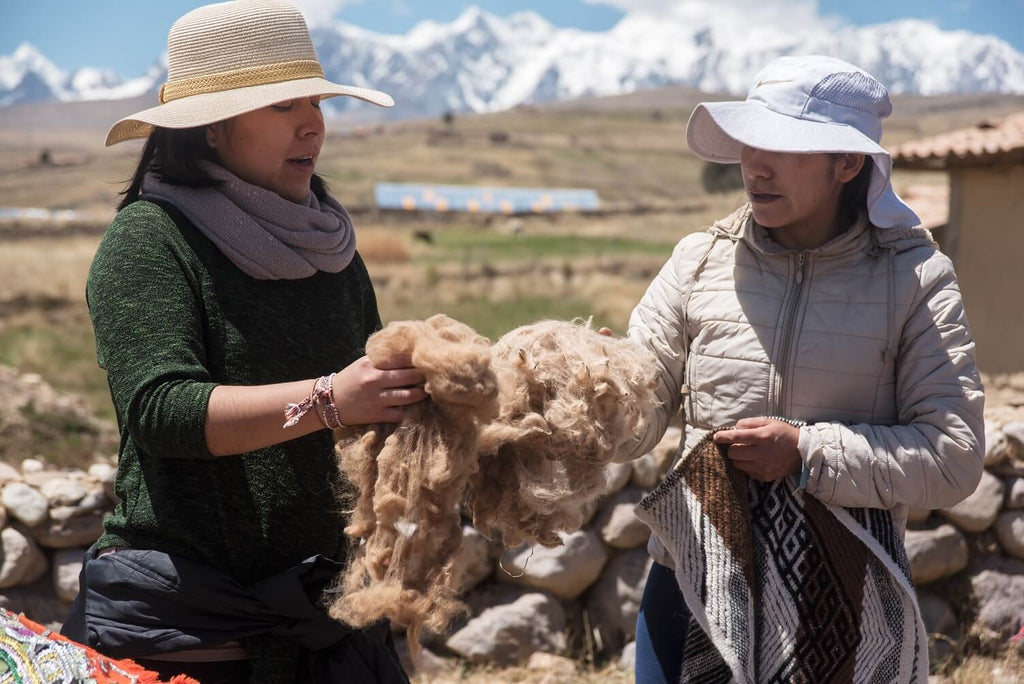 natural undyed alpaca fiber