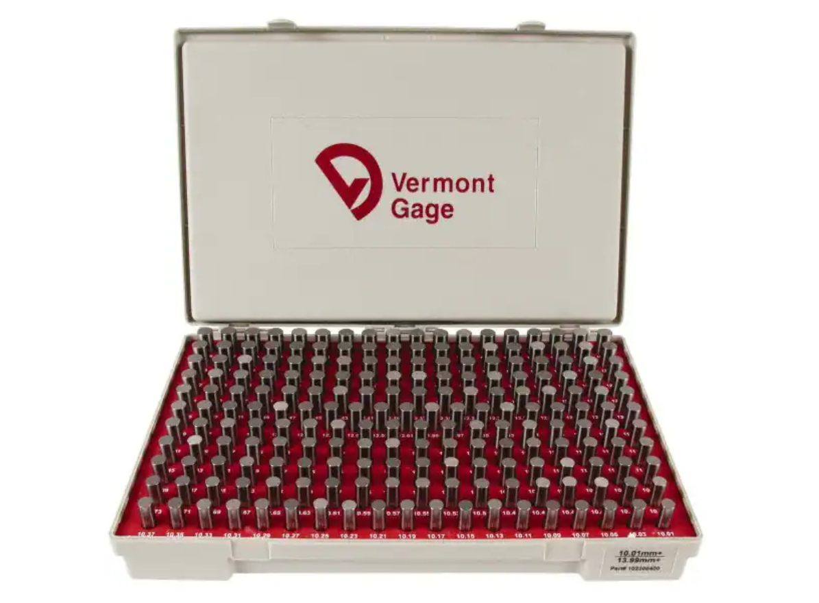 Vermont Steel Metric Gage Pin Set 14.01mm 16.49mm GreatGages