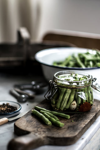 Fermenting pickling and preserving beans