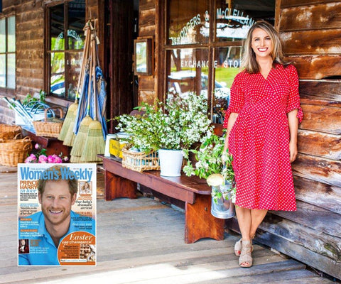 Australian Women's Weekly story 'Country connections' on Odgers and McClelland Exchange Stores, Local is Lovely, White Gum Wool, and Tamsin's Table