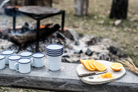 Daily Plenty Workshop mulled wine making Falcon enamelware