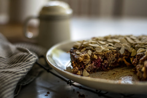 Local is Lovely Sophie Hansen rhubarb, orange and almond cake