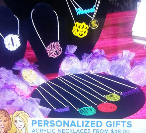 Personalized Acrylic Jewelry - The Today Show