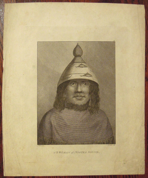 A Woman of Nootka Sound - Captain James Cook - 1784