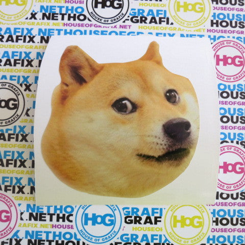 Doge Face Decal – House Of Grafix