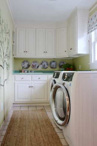 Laundry Room Re-do: Fresh Paint makes all the difference!