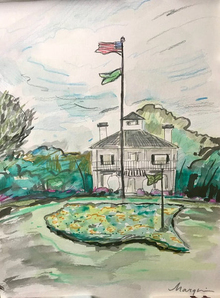 'Ode to Augusta' Augusta National Paintings inspired by the Masters Golf Tournament!