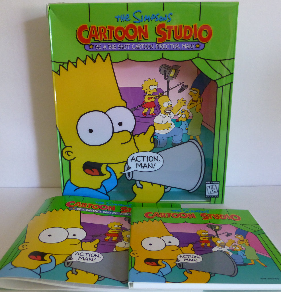 The Simpsons - Cartoon Studio - PC / MAC Big Box – Draconian Games