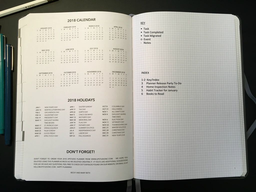 My 2022 Bullet Journal Set Up & Planning System - the paper kind