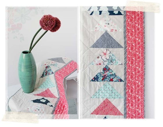 Free Table Runner Sewing Pattern using NouvElle Collection