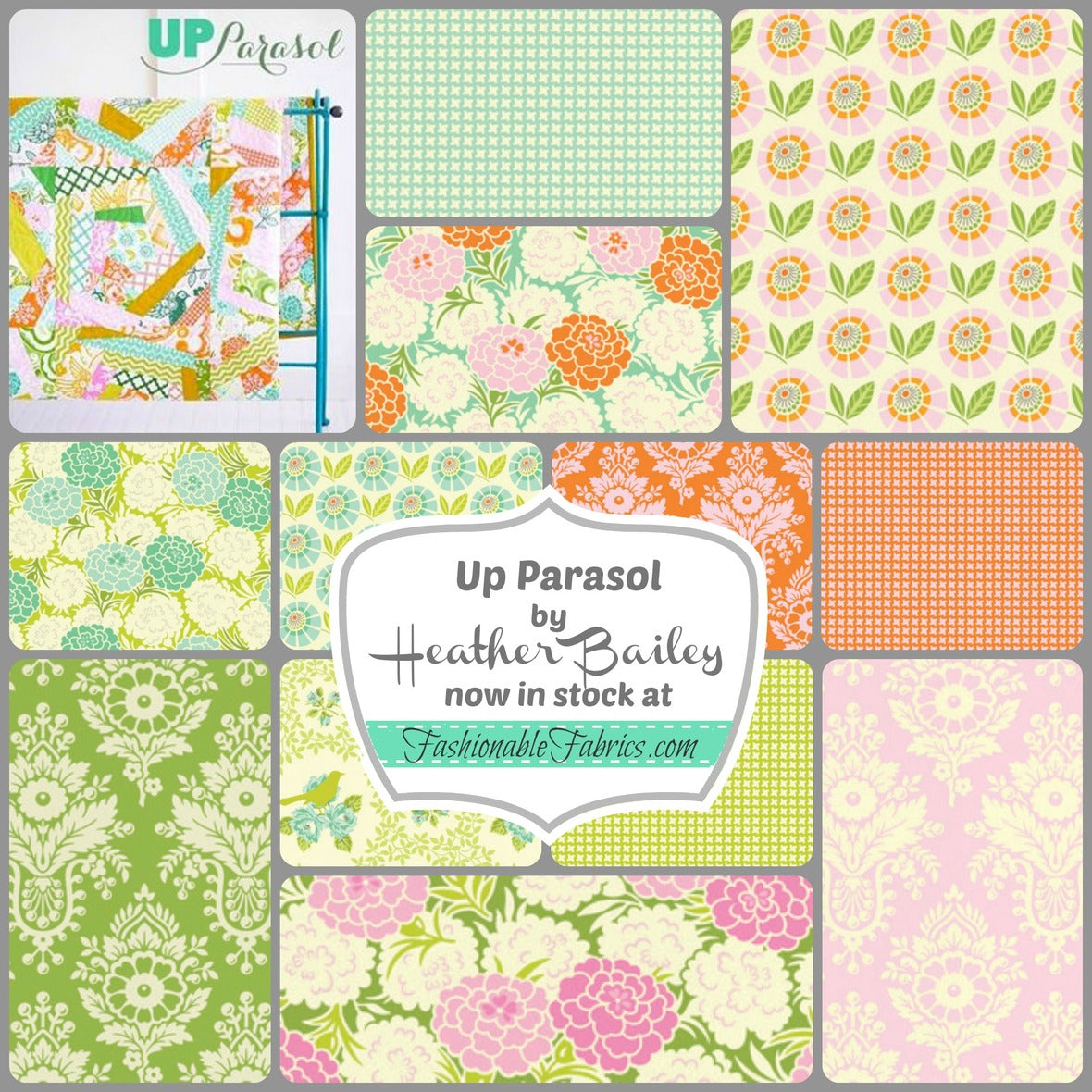 Up Parasol by Heather Bailey for FreeSpirit Fabrics