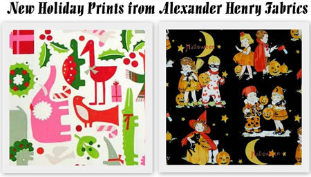 Holiday Prints from Alexander Henry Fabrics