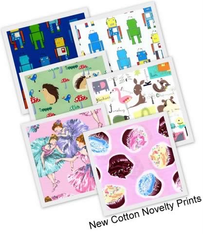 Cotton Novelty Prints for boys and girls