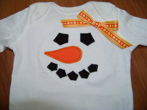 snowman t shirt snow girl Christmas girls shirt
