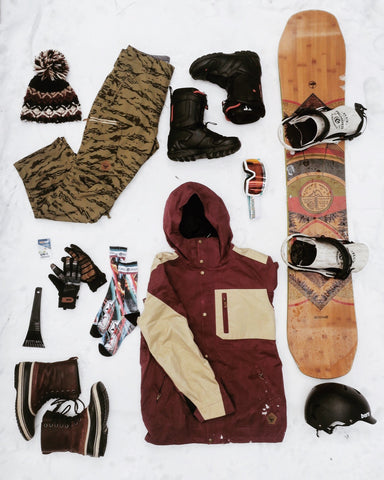 Sessions Tahve Jacket, Sessions Shiner Pants, Sessions Outerwear, Arbor Snowboards, Flux Bindings, Bern Helmets