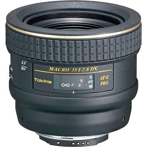 Tokina 35mm f/2.8 AT-X M35 Pro DX Macro Autofocus Lens for Nikon Digit