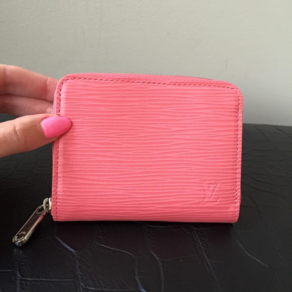 Louis Vuitton Zippy Coin Purse Epi Coral Pink | Forever Red Soles