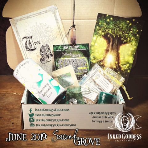 June 2019 Inked Goddess Creations Box: Sacred Grove