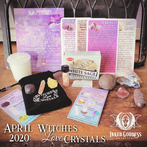 April 2020 Inked Goddess Creations Box: Witches Love Crystals