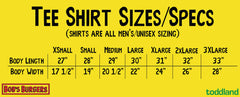 Bob's Burgers Wondercon 2017 exclusive tee - gold (WONDERCON PICKUP ONLY) le of 50pcs