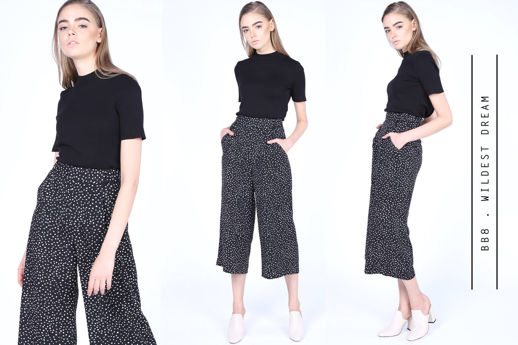 Spotty Culottes Pants