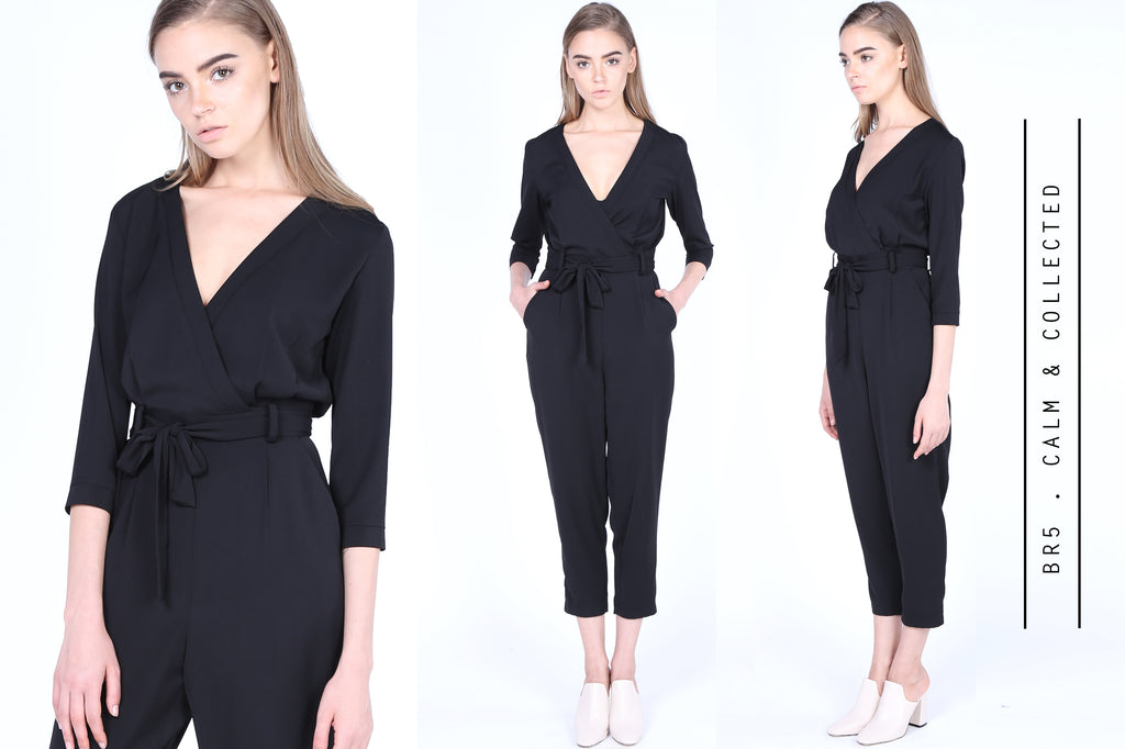 Calm & Collected Wrap Jumpsuits