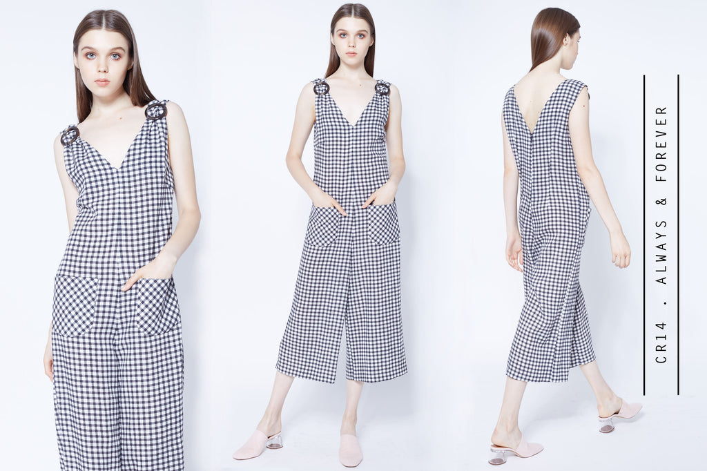 Gingham jumpsuits