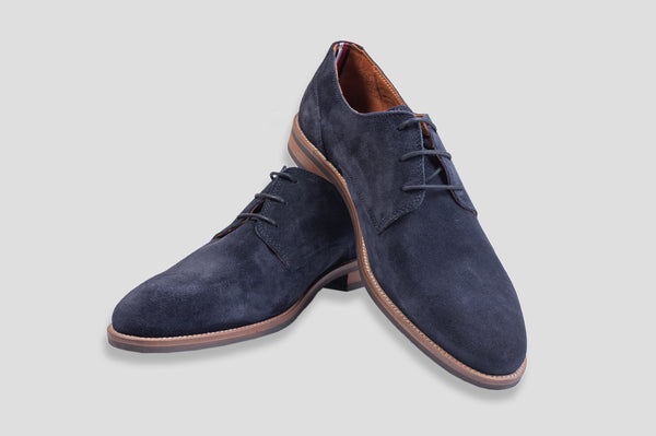 tommy hilfiger suede derby shoes